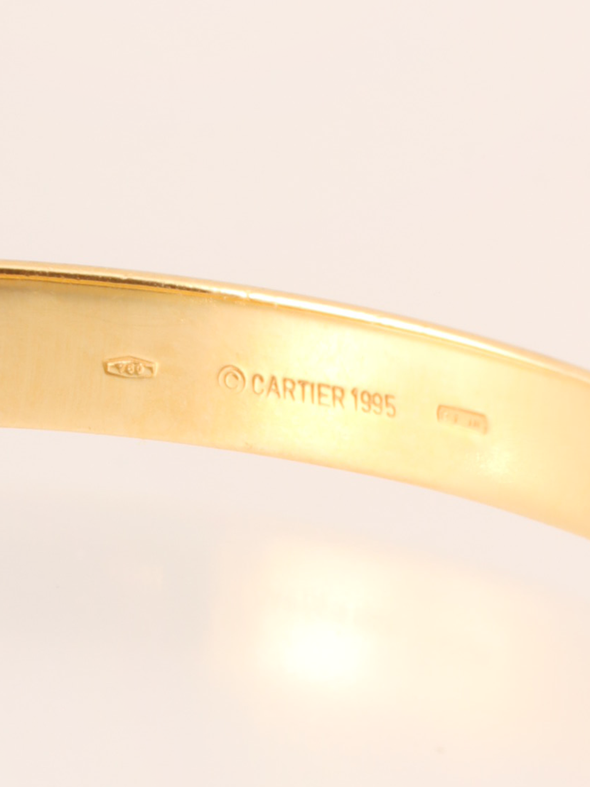 Cartier ゴールド バングル 付属品完備 CARTIER 18Kスレッドバングル ゴールド｜VINTAGE QOO TOKYO
